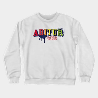 Graduation Graffiti Typography Crewneck Sweatshirt